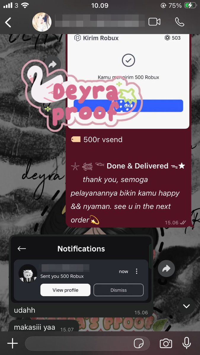 Deyra༉ : only via wa tweet media