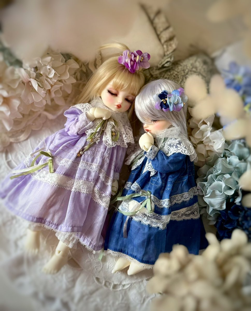 tomory_no11's tweet photo. ˚₊❀ Baby Bloom ❀₊˚
      - Hydrangea -

紫陽花の妖精さんがテーマのお洋服。
少量ですが今週末に通販させていただきます🪻 https://t.co/v0Pc1D8ou9