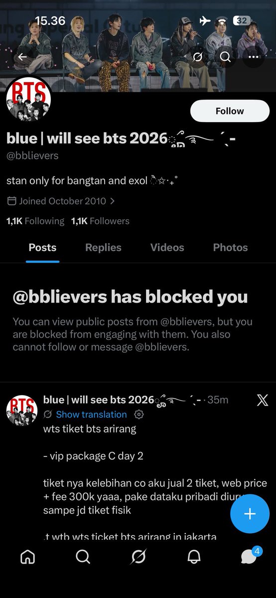 Echa_yaEcha's tweet photo. SCAMMER !! 
LANGSUNG BLOK GUYS JGN TERKECOH 😭👍🏻

🔗 https://t.co/K0c30dijCC
—source : kak @biybybe https://t.co/0tsxyYeOeJ