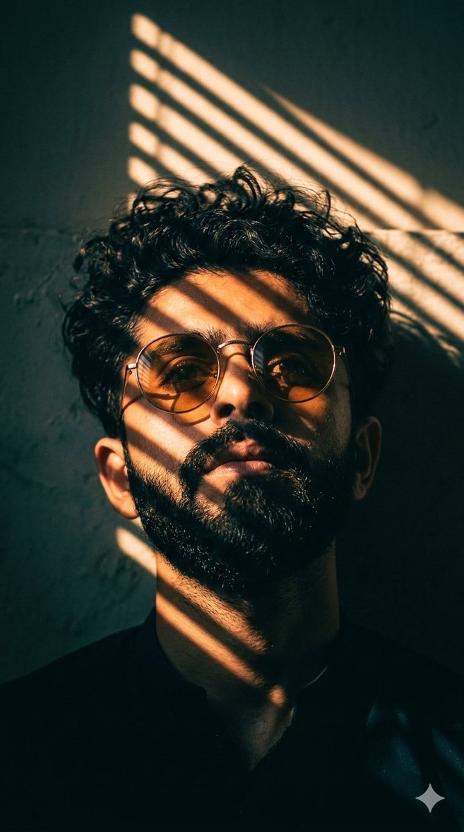 Cinematic Chiaroscuro Film Portrait