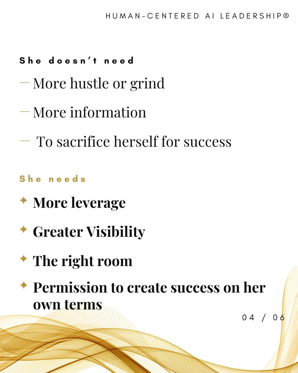 coachtrenee's tweet photo. People assume I teach AI. And I do.
But that's not really what I do.
I help women stop waiting for their next level — and start creating it.
She Leads With AI™
#SheLeadsWithAI #HumanCenteredAI #WomenWhoLead https://t.co/PU293yMwh0
