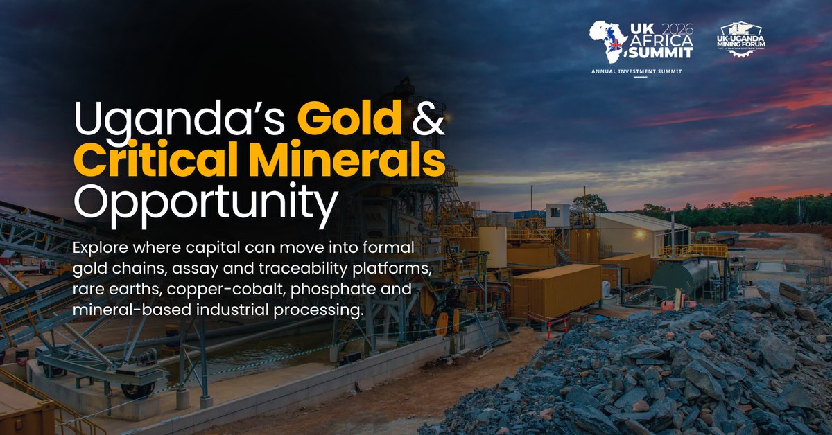 PromotarThe's tweet photo. Phosphate links mining to food security.

Processed fertiliser can support agriculture, productivity and regional trade.

⛏️ Join the Mining Forum:
https://t.co/SPAj1BgmcZ

#ukas2026 #UgandaMining #Phosphate
https://t.co/vc5nbAEyDQ https://t.co/Q39L8ANn3V