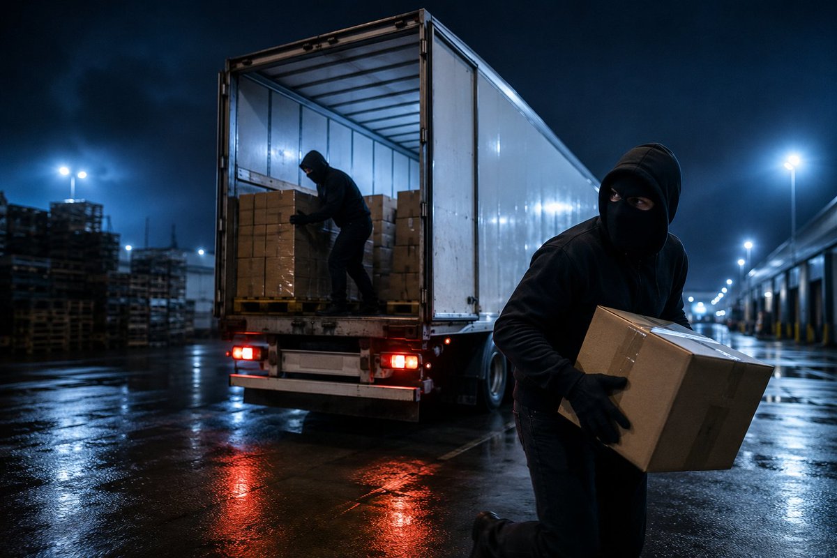 Transcalit1962's tweet photo. 🚛📦 Los robos de mercancías en camiones han aumentado un 438% desde 2022.

🔐 Sin embargo, muchas empresas siguen confiando más en los seguros que en medidas de prevención y seguridad.

#Transporte #Logística #Seguridad https://t.co/Y23dNOHV8B