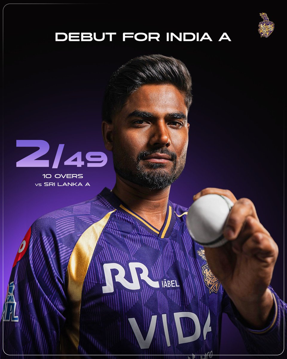 KKRiders's tweet photo. Debut game, instant impact 🔥 https://t.co/ZWXQko6Jtu