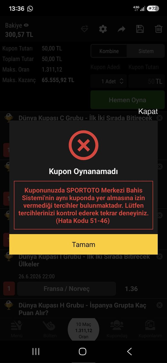 clarinetist_'s tweet photo. @contexticardici Bende benzer bişey yapmak istedim ama bu uyarıyı veriyor kombine yapmıyor bunları https://t.co/vJW70QyT0W