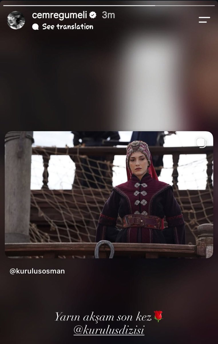 Cemru_Core's tweet photo. We’ll gonna miss you as fatma hatun @cemregumeli 😭 

Can you please post a pic in wedding dress FOR ONE LAST TIME as Fatma Melak Hatun??😭😭

@cemregumeli ❤️🌹

#FatVius #KuruluşOrhan #CemreGümeli https://t.co/DC9Ayo1xWc