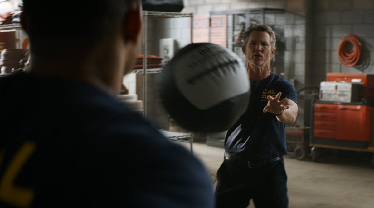 shawnhats's tweet photo. shawn hatosy as battalion chief brett richards in fire country season 4 (2025 - 2026) https://t.co/3erhZxhCum