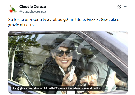 Moonlightshad1's tweet photo. Ridotti a fare il tifo per una pregiudicata, condannata per reati particolarmente odiosi, che non avrebbe comunque fatto un giorno di carcere.
I premi al giornalismo in Italia si vincono così. https://t.co/zV6oDQfy4C