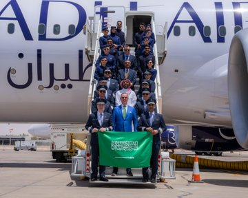SA_Destinations's tweet photo. آفاق جديدة تنطلق من العاصمة إلى العالم✈️
#طيران_الرياض تعلن أولى وجهاتها الدولية والإقليمية بالتزامن مع استلام أولى طائراتها من طراز بوينغ 787 خلال يونيو الجاري.

#جدة #القاهرة #دبي #مدريد #مانشستر
خطوة جديدة ترسم ملامح الناقل الوطني الجديد وتربط المملكة بوجهات أكثر حول العالم.🇸🇦 https://t.co/cmYvsU5Qiz