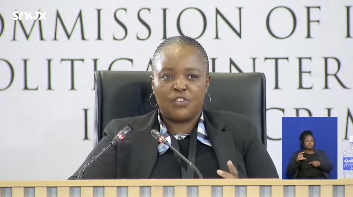 uMaster_Sandz's tweet photo. How did she get to be a director at @RSA_IPID ? 😭💔… no man !!! Our country is in the mess! 
#MadlangaCommission https://t.co/8X2WDqQxDp