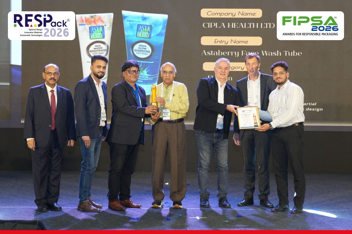 Respackevent's tweet photo. 🏆 FIPSA Awards 2026 | Category F – Tube Packaging Materials | Commercial Design Winners

Congratulations to all the winners recognized for excellence in packaging design, innovation, functionality, and responsible packaging solutions.

#FIPSA2026 #RESPack2026 https://t.co/wObSS4sx5y