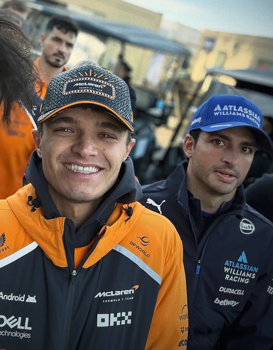 STARBOYSAINZ's tweet photo. anyway happy #f1twtselfieday from the gremlins https://t.co/viIySAF4z5