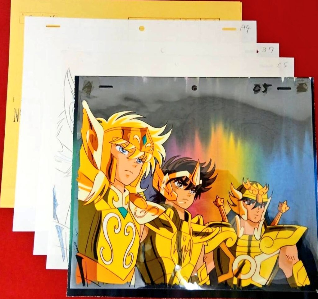 ArchivesCels's tweet photo. Toei Animation production cel set from Episode 113 ✏️
Available for 6500$ 💸
#SaintSeiya #聖闘士星矢
#SaintSeiya40th #聖闘士星矢40th https://t.co/Ga7ZJma8Sa