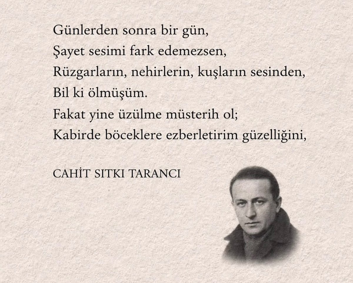 TamgaSanat's tweet photo. 🖊️Cahit Sıtkı Tarancı. https://t.co/SiBEQsB9e3