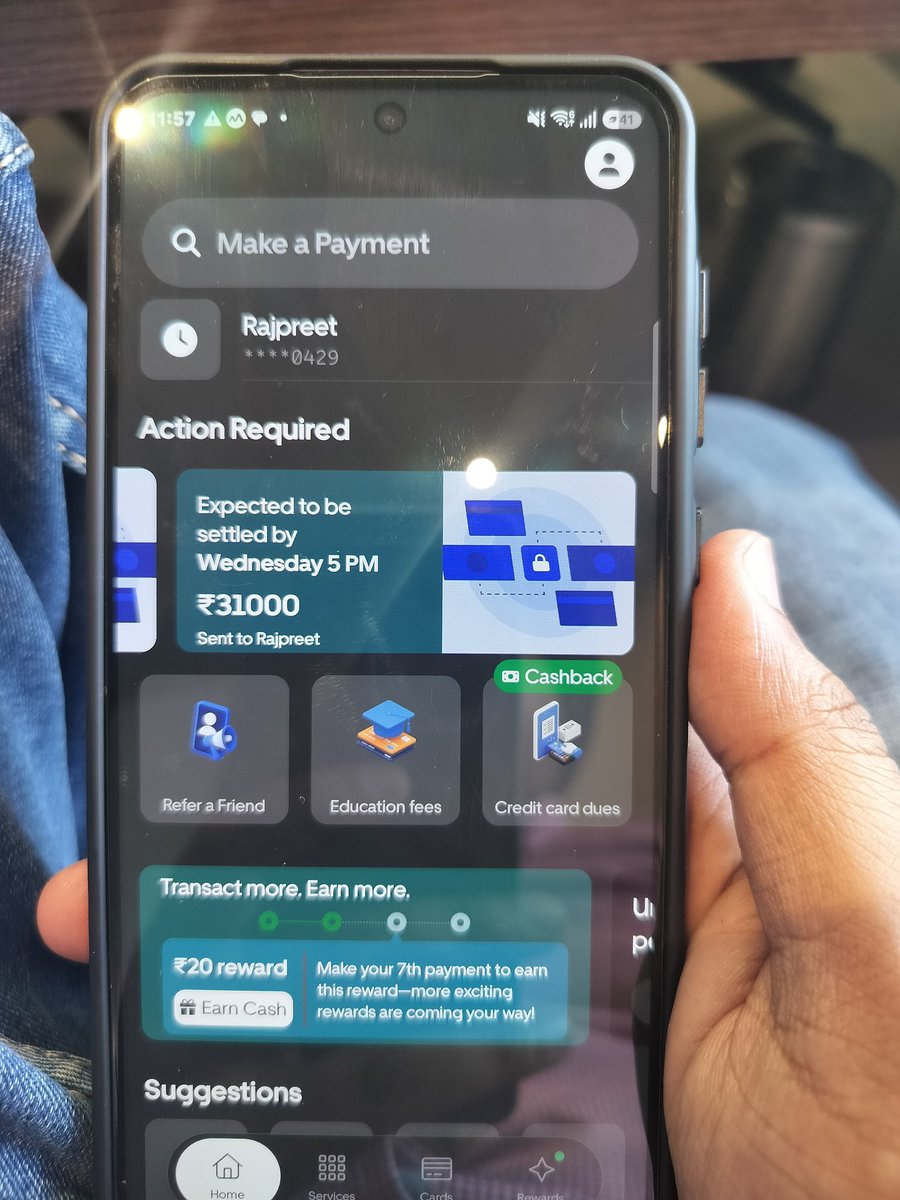 Jasdeep7x's tweet photo. @snnaagar @RBI @RBIsays @FinMinIndia @PMOIndia @jaagograhakjago @jagograhakjago Same thing happened to me I did the transfer on 5th June 9:07 pm but still haven't the money infact two payments are stuck there they are just extending the time, day by day also no response from the support only bot calls and messages no real person to handle user https://t.co/OF2duVzxHr