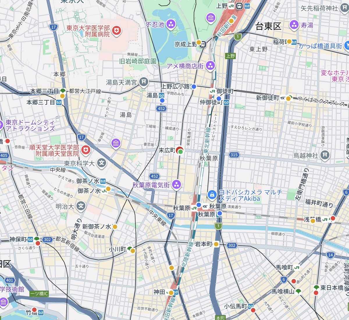 Station_Walk's tweet photo. 飯・交通・文化

末広町が最強じゃない？ https://t.co/KRo8SOegd1