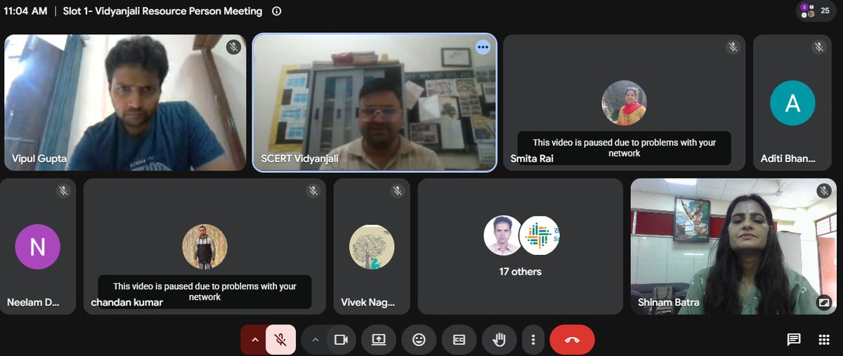 DietBhola's tweet photo. Attended an online meeting to qualify for the #ResourcePerson Pool regarding the orientation of #VidyanjaliProgramme among #Vidyanjali Incharges & others across Delhi. @VidyanjaliDelhi @vidyanjali_edu #NEP2020 https://t.co/fD032KAKCb