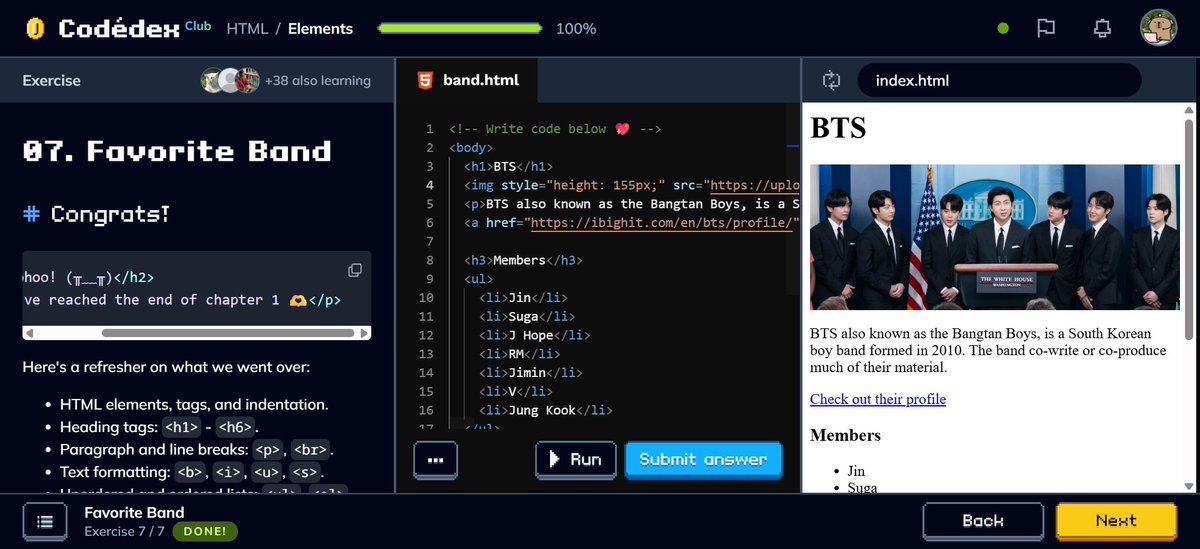 palchhinx's tweet photo. Favorite Band Website🎸 #HTML @codedex_io 
https://t.co/0GhGPi1zmf https://t.co/ddUT5GnHrO