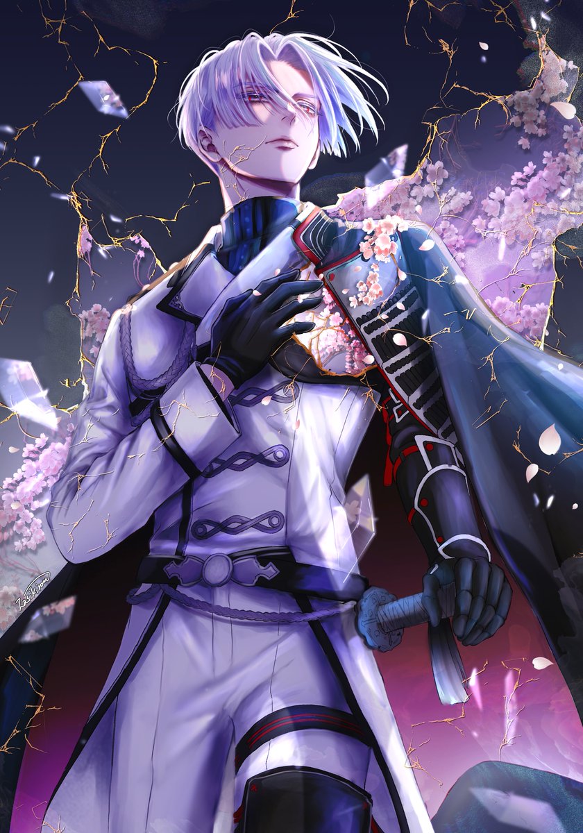 zasikirou_82_'s tweet photo. 童子切安綱　剥落

── 金継ぎのひびの奥、
失われた記憶が咲いている。 https://t.co/lpa95QaNbj