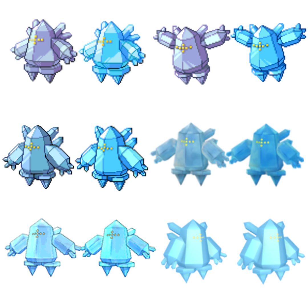 pokekirakira's tweet photo. あれだわ、レジアイスの色違いが悪いんじゃない

通常色だんだん何だこれボケ https://t.co/b1TffG6kU7