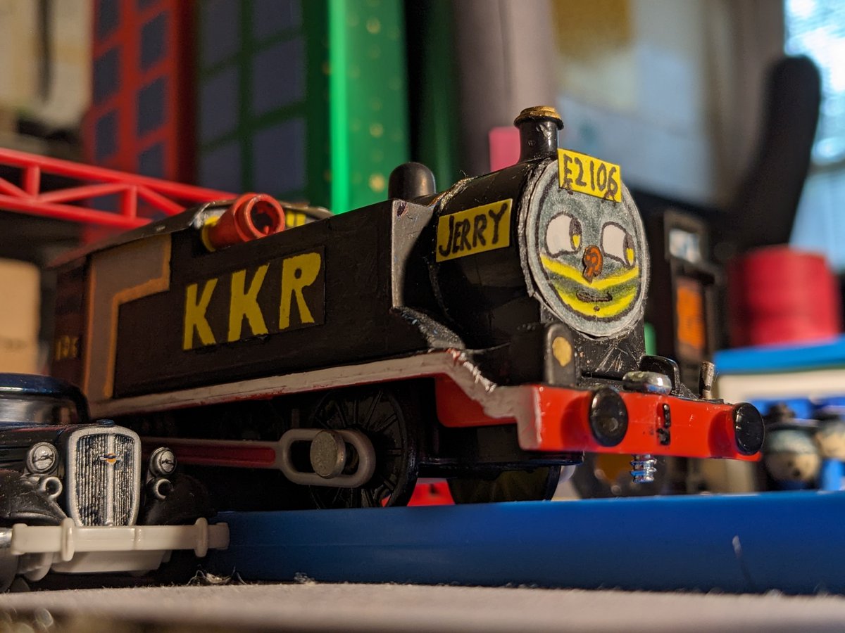 C61Shi's tweet photo. ジェリー 2.0
#改造プラレール #プラレール #Plarail #Trackmaster https://t.co/j6gZSS21oh