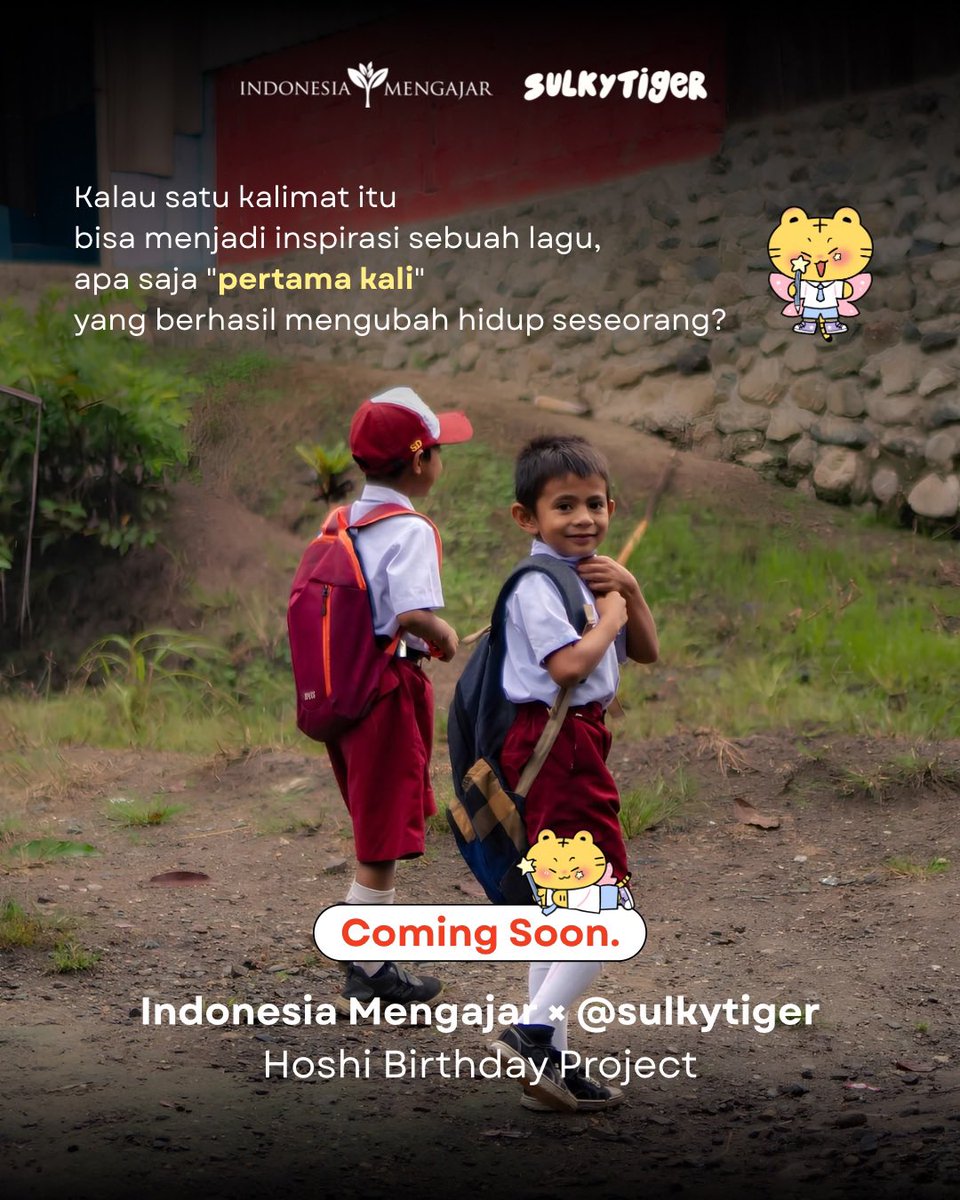 Ind_Mengajar's tweet photo. 🔔 Quotes dari Mas Maung ✨

Kalau lagi merasa kesulitan, jangan terlalu keras sama diri sendiri, yaa… Karena ini juga kehidupan pertama untuk kita! 🌟 

🧡🐯 https://t.co/BvcPCC1mlJ