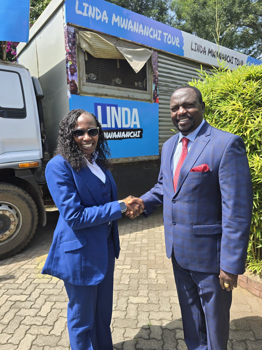 hon_Makau's tweet photo. This morning, Linda Mwananchi was pleased to receive @FaithOdhiambo8 , an advocate and legal scholar who has served as President of the Law Society of Kenya (LSK) since 2024. She became the 51st president of the society and only the second woman to hold the position after Raychelle Omamo.

She agreed to support and advance our ideologies.
@LindaMwananchi_ 
#TheChangeWeNeed