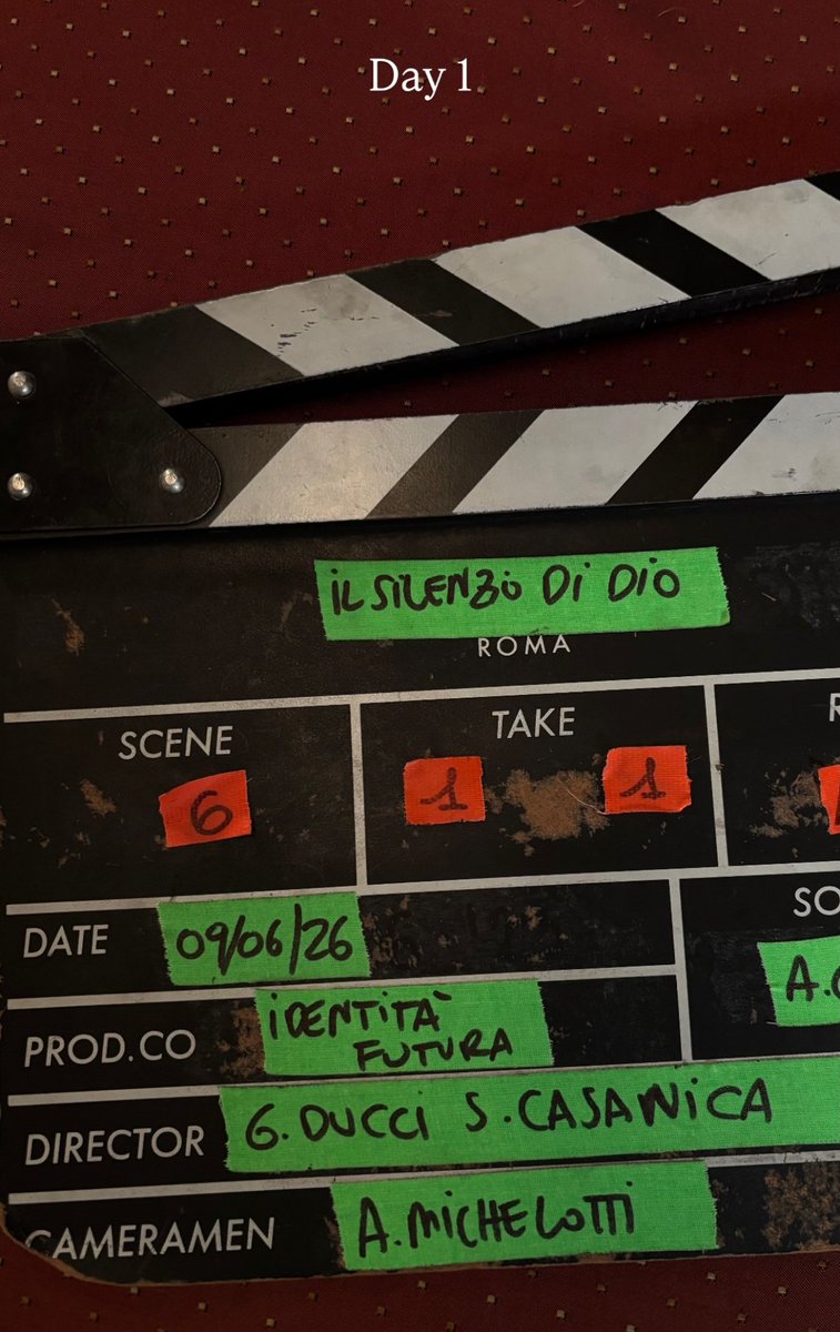 gavinoupdates's tweet photo. Le riprese del cortometraggio sono iniziate

storia di simone_casanica https://t.co/8czfzcbvfw
