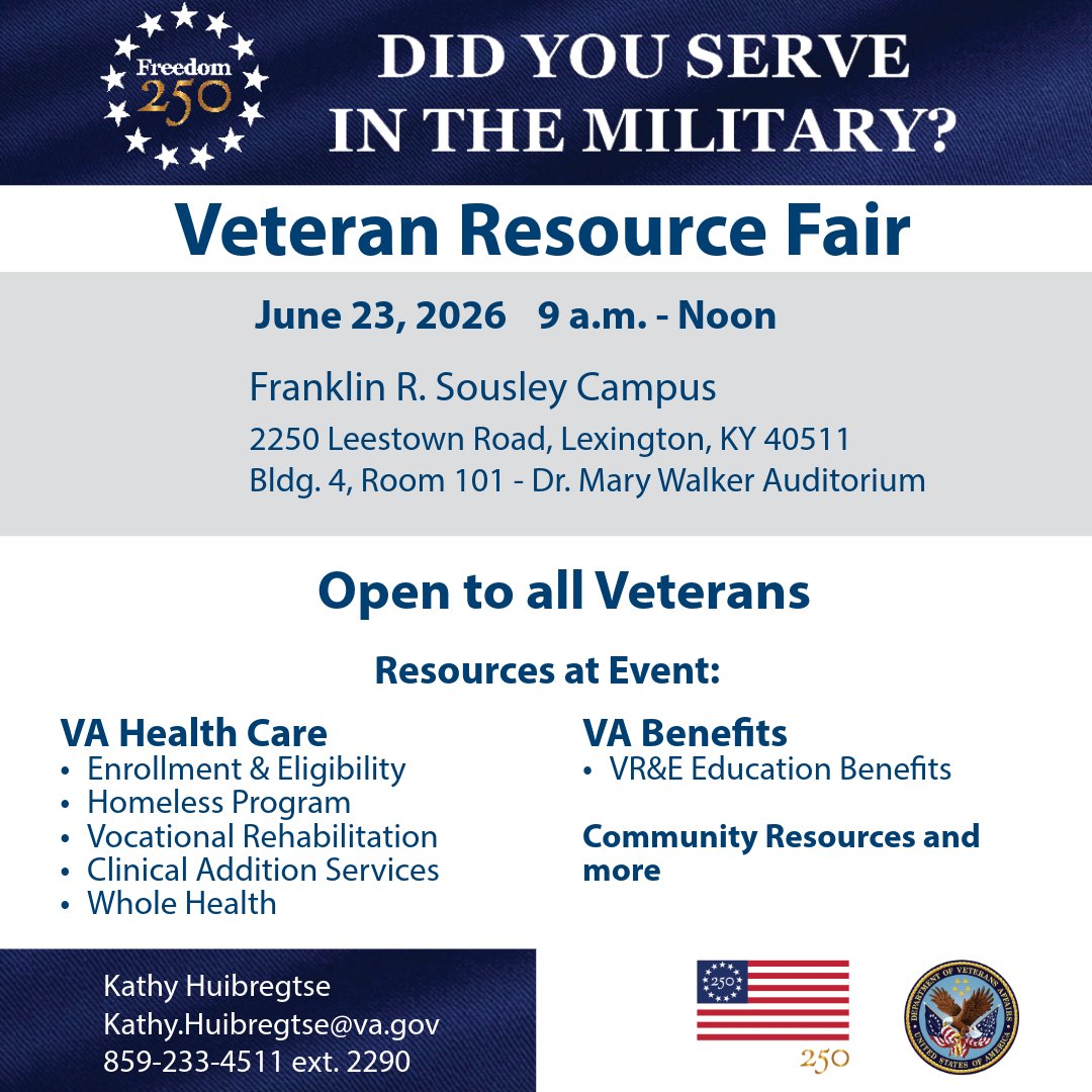 LexingtonVAMC's tweet photo. Event Reminder - 2 weeks out! https://t.co/NWmqA6s86R