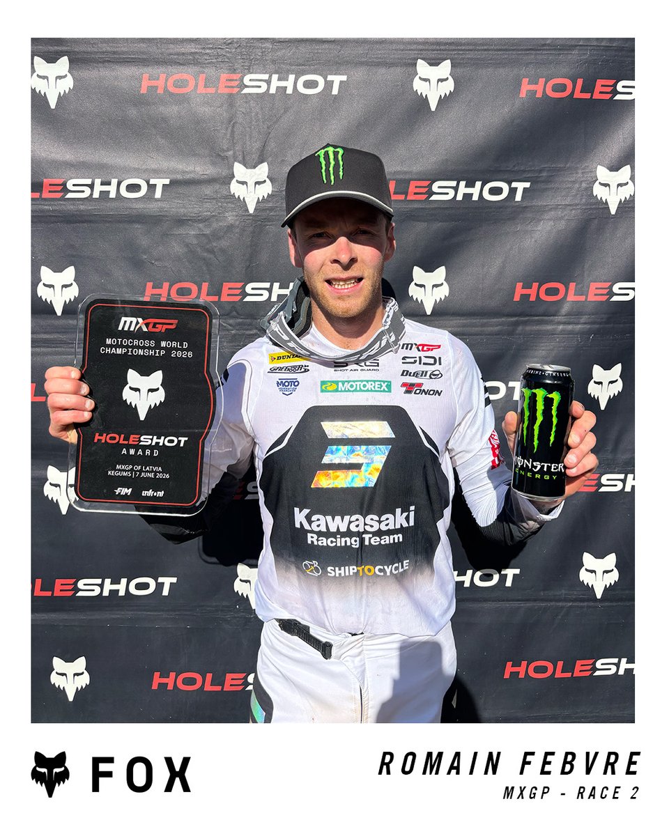 mxgp's tweet photo. MXGP FOX Holeshot | MXGP of Latvia 🔥

#MXGPLatvia #MXGP #Motocross #MX #Motorsport https://t.co/ZuC71ouCMC