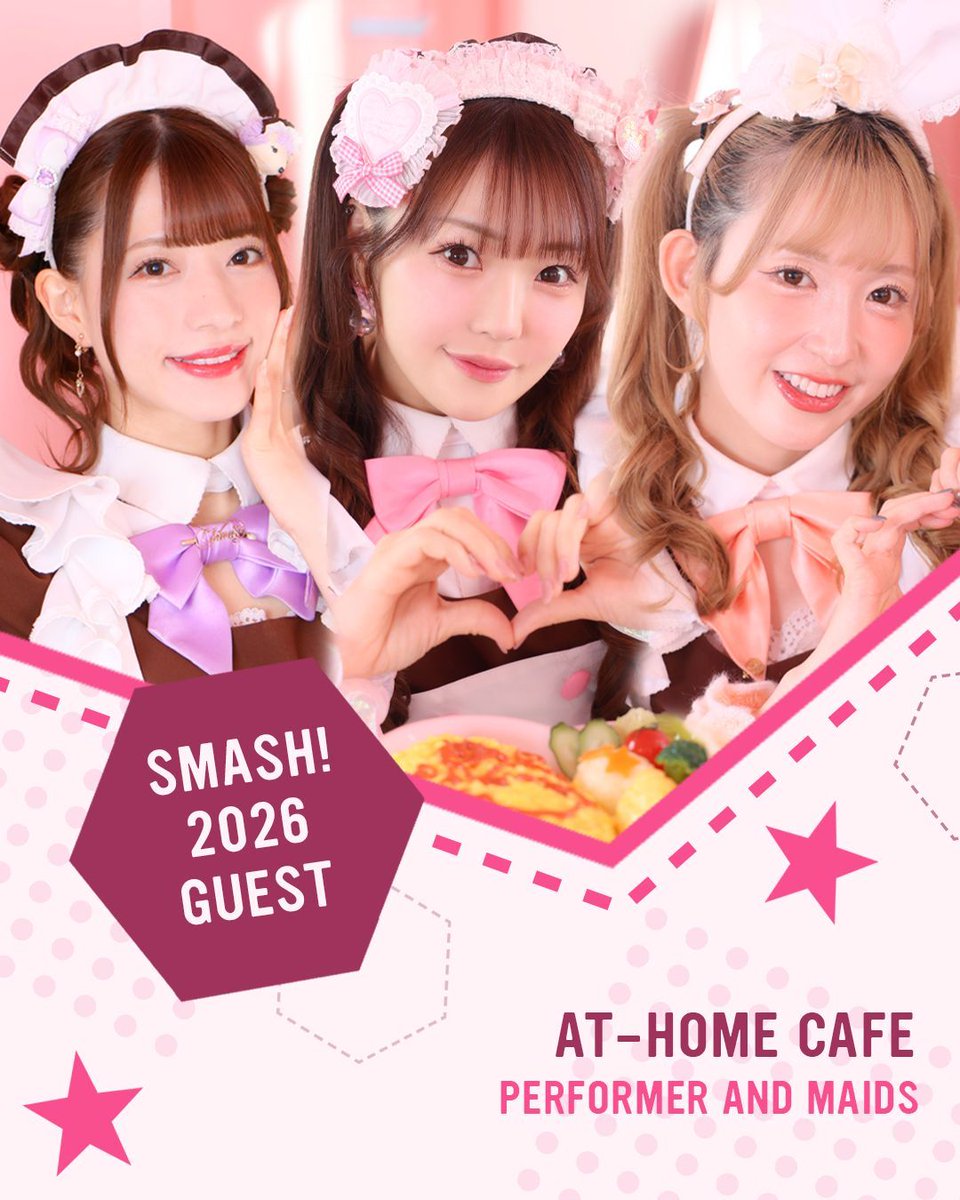 athome_cafe's tweet photo. 【あっとほぉーむカフェ
海外遠征のお知らせ✈️🇦🇺】

2026年7月11日〜12日にオーストラリア・シドニーで行われるコンベンション「SMASH!」に今年も参加が決定🎉

今回もhitomi・Chimu・みづきんが出演いたします！🌵✨ 
https://t.co/StkPO5Zils 
（@jjhitomin）(@chimu_aaa)（@pitsuco321 ） https://t.co/CKfAvDOl0s