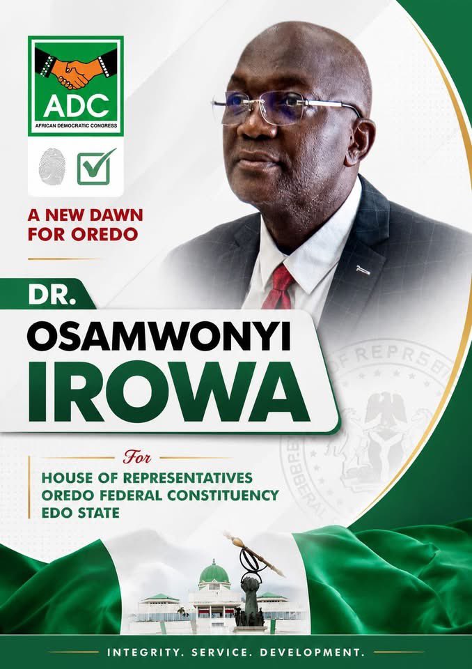 Sir_osas's tweet photo. “Oredo people, I see you. I hear you. And I am one of you. 

This election, I am standing up so that our constituency finally has a representative who shows up, speaks up, and delivers.

My name is Dr. Osamwonyi Irowa. https://t.co/1VAAwO9qZ5