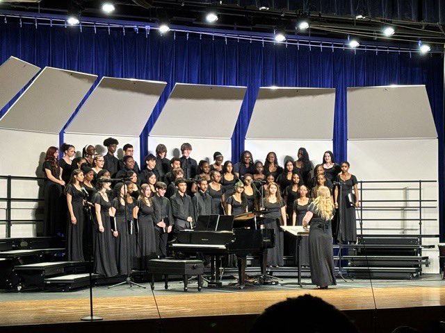 PMWestPanthers's tweet photo. On May 8th, our WHS choirs held their annual spring concert. This year’s theme was “Pursuit of Happiness”. Everyone did an outstanding job! #WestPride🏔️ https://t.co/Q4XdhXAyLY