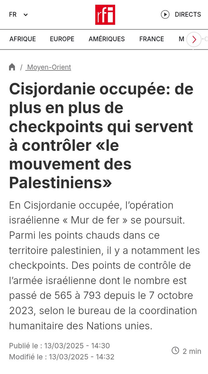 7SSeine's tweet photo. @JeromeGuedj Pour faire ta  propagande en Cisjordanie,tu passes par les routes réservés au colons qui te permettent de traverser la Cisjordanie en 40/45 min,quand les palestiniens doivent parfois patienter 2à3h sur 1 barrage de l'armée coloniale. Il y'a 800 checkpoints en Cisjordanie occupée https://t.co/AmXstewmaX