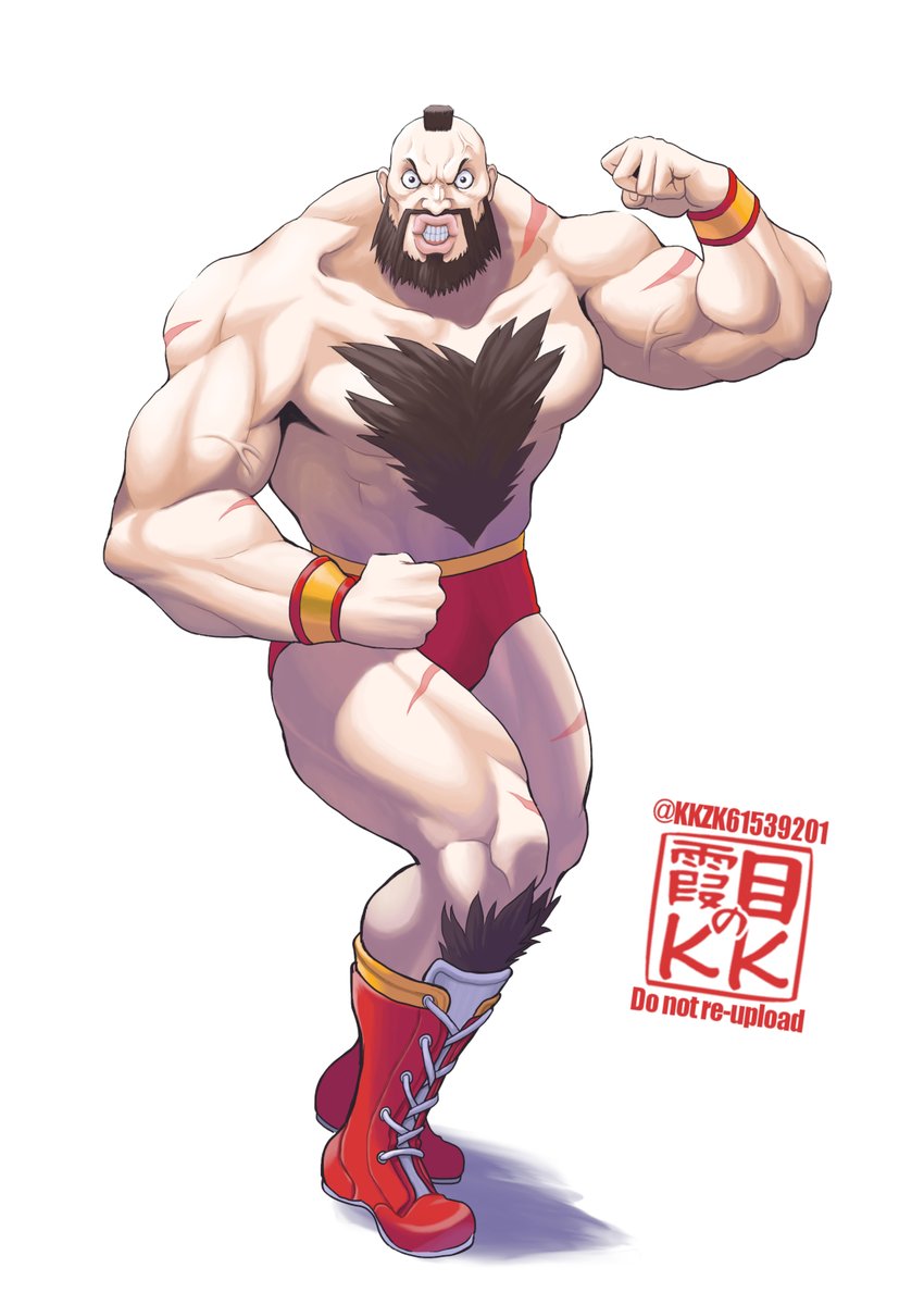 KKZK61539201's tweet photo. ストリートファイターシリーズよりザンギエフさん
『カッチカチやぞっ!!』
#格ゲーキャラ描こうぜ #Streetfighter https://t.co/XC6CqVTMnR