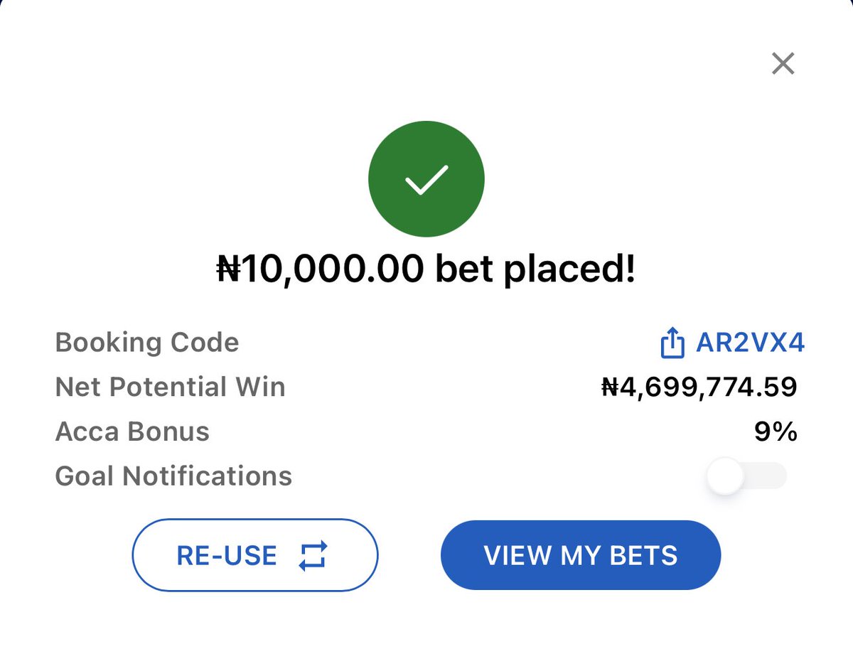 jayfund11's tweet photo. 🏆🏀🔞congratulations in advance 🏆🏀

Amazing 420+odds /Code. AR2VX4

Registered on 🏆BETKING use my promo code so you can have access to my Bet code don’t miss my game 🎊🏆🎊👇👇
✔  Promocode: JAYFUND11
✔ Link: https://t.co/mMHkLrvfou
✔ +18 / 
✔ bet responsibly https://t.co/b6S38GIXko