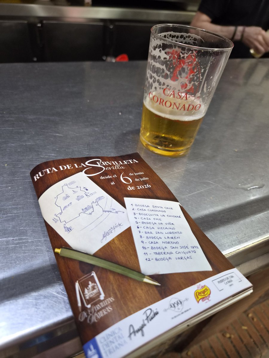 arte_mbr's tweet photo. Solo llevamos tres dias de #RutadelaServilleta y no os haceis una idea de lo feliz que me siento. Ver que estos meses de trabajo han merecido la pena, ver a la gente con su guia de bar en bar pidiendo sus sellos.  Solo me queda decir GRACIAS. ¡Nos vemos por los bares! https://t.co/xhxqk9KXor