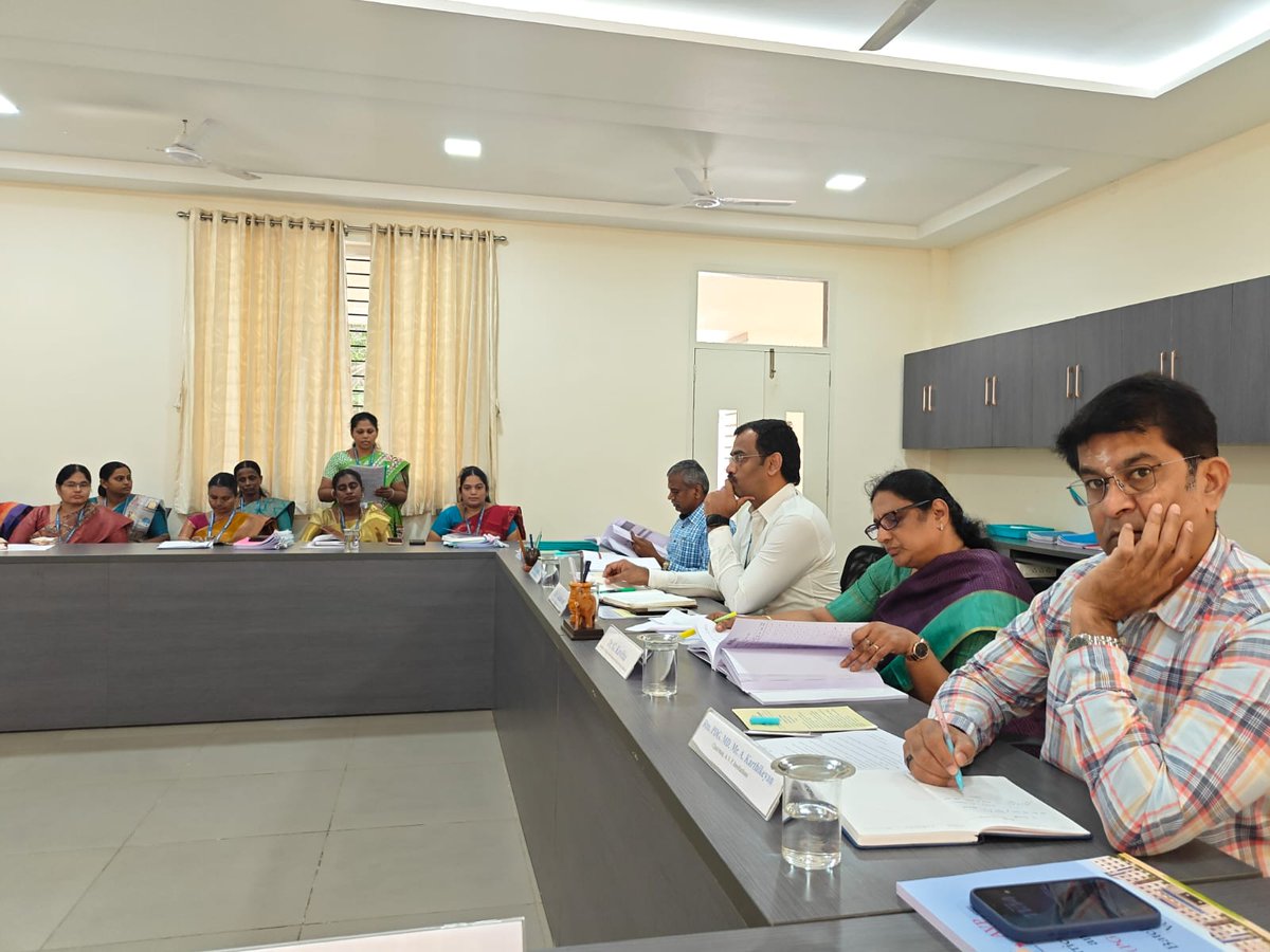 avpcas's tweet photo. The Second Academic Council meeting of A. V. P. College of Arts &amp; Science was conducted on 09.06.2026 to approve the syllabi and curricula of all UG and PG Programmes for 2025 and 2026 Batch https://t.co/wKzfFe0M37