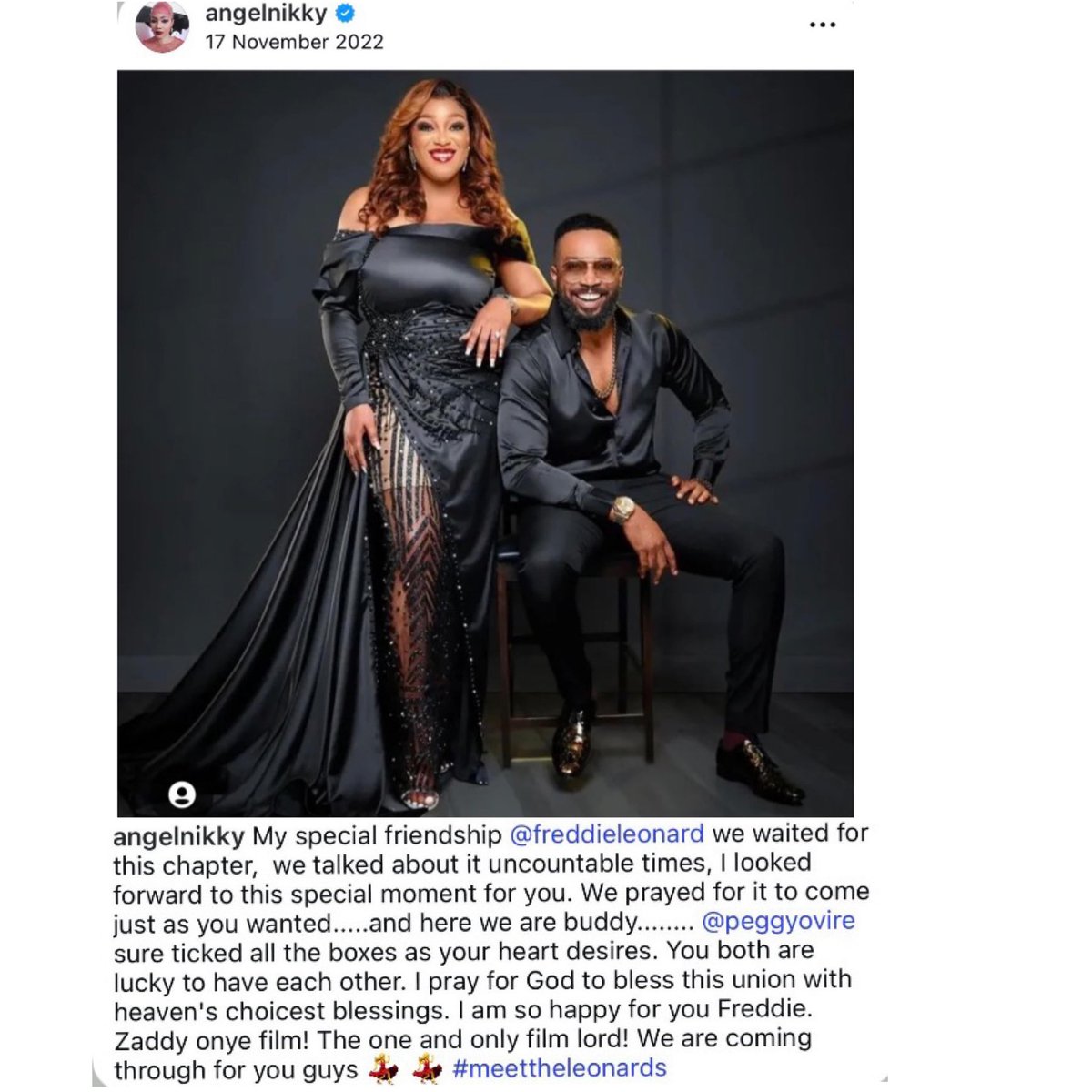 instablog9ja's tweet photo. Nigerians Dig Up Old Posts Showing Frederick Leonard’s Alleged Side Chick Celebrating His Marriage and Birthday https://t.co/zGrRoZbjKs