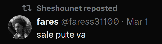 PayeTaShneK's tweet photo. @ProtonMail @andyyen @Sheshounet Les insultes misogynes et homophobes de 8 ne sont pas de “l’humour” : ce sont des propos haineux. Les sponsors qui associent leur image à ce type de discours devraient sérieusement y réfléchir à nouveau.  @Sheshounet  @andyyen  @ProtonPrivacy  @holysquad_fr https://t.co/ZFGmjxXVhY