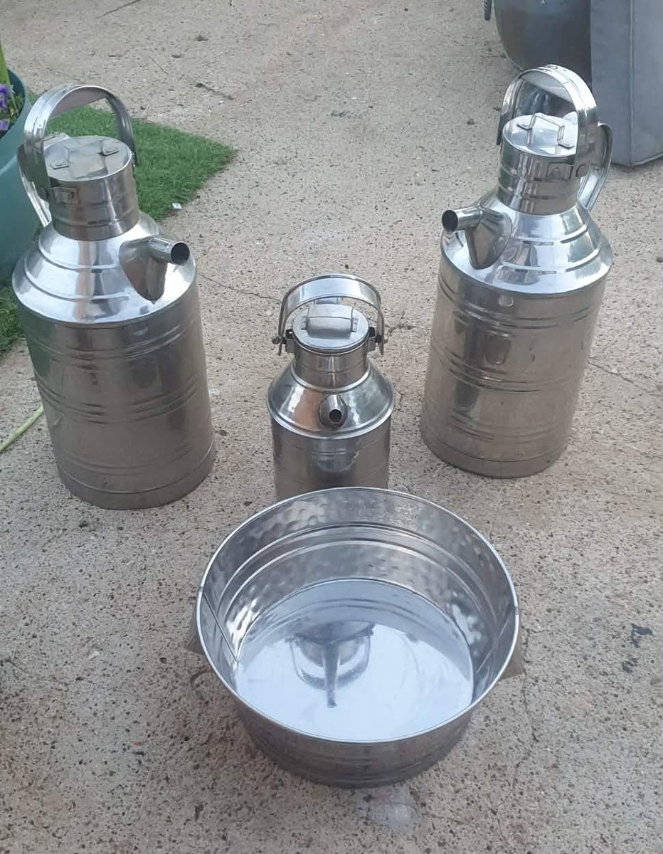 GypsyTravellerM's tweet photo. Today's photos, forming part of our 'Belongings & Belonging' campaign, have been sent in from Jamie Johnson, a Romani (Gypsy) man.

“These water cans and the bowl are from 1940. They were a present to my granny and granddad and were passed to my mum and dad on their wedding day 52 years ago. They were then passed to me and my wife, Julie, on our wedding day. My granddad washed my dad in this bowl when he was a baby, and he is 73. My dad washed me in the same bowl and I’m 43!”

There is still time to get involved! Share your photos with esju@travellermovement.org.uk to have your collection featured. 

#belongingsandbelonging