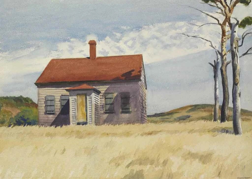 artisthopper's tweet photo. House with Dead Trees - 1932 #artbots #hopper https://t.co/t4hfzXvjeZ