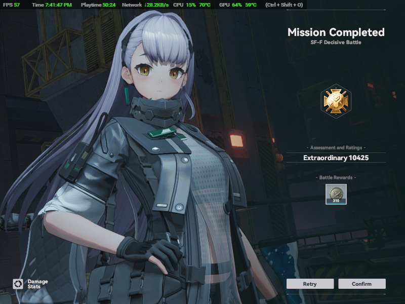 Michaelweiser_'s tweet photo. Just got my first kill on funsmoke #GirlsFrontline2Exilium https://t.co/J3mF32W70g