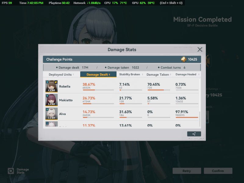 Michaelweiser_'s tweet photo. Just got my first kill on funsmoke #GirlsFrontline2Exilium https://t.co/J3mF32W70g