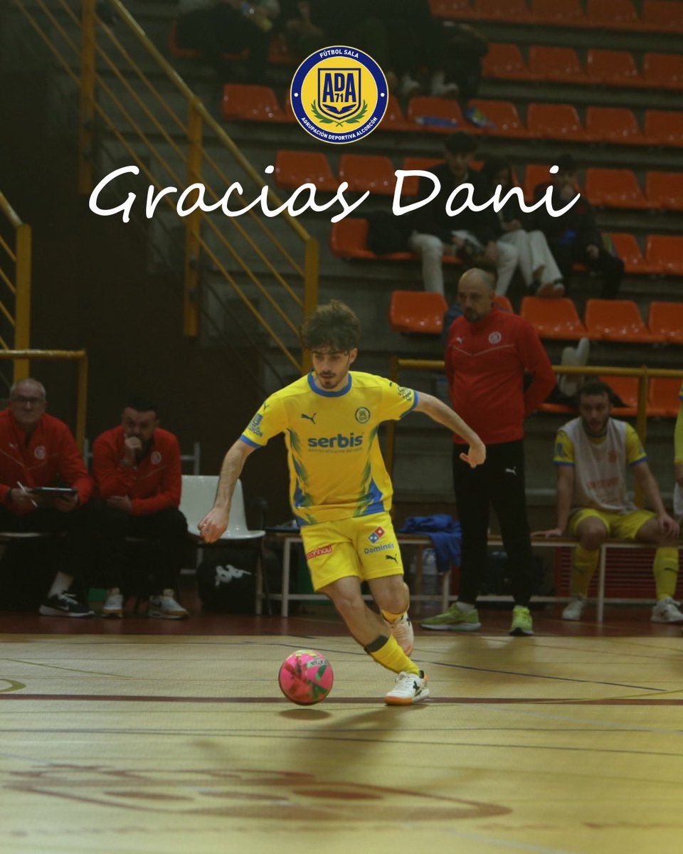 ADAlcorconFS's tweet photo. | BAJA PRIMER EQUIPO |

Tras 15 temporadas, Dani pone fin a su etapa en el club. Desde los 5 años Dani ha pasado por todas las categorías del club logrando multitud de ligas y copas dejando una huella imborrable y siendo un ejemplo para la Familia Amarilla

💛 Mucha Suerte 💛 https://t.co/4KeK0OYHBY