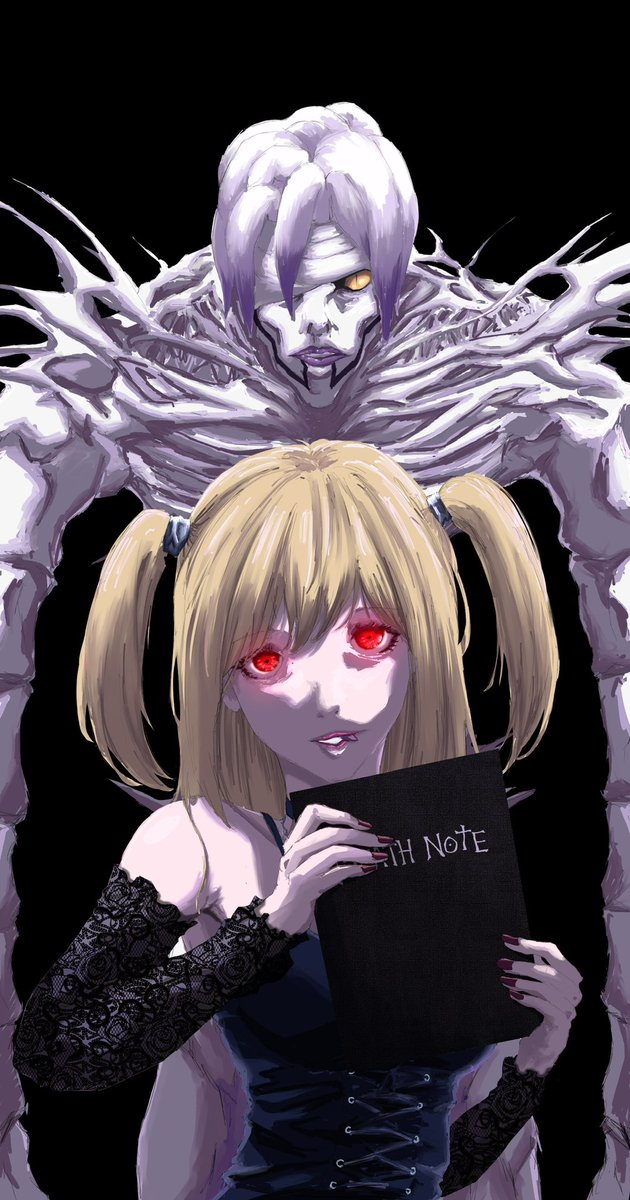 hamtarosan015's tweet photo. ミサミサとレム
 #DEATHNOTE https://t.co/xQNtf8dDwg