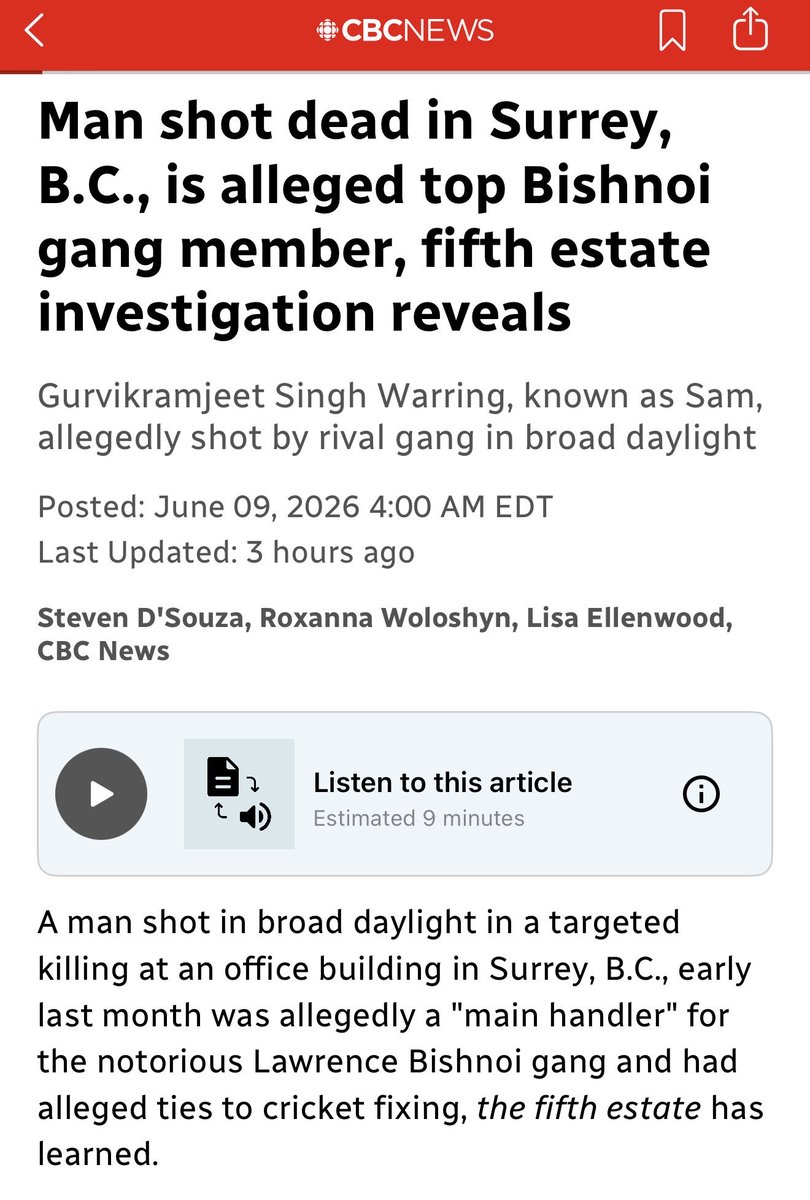 brainnest's tweet photo. Canadian gang violence hits different https://t.co/8az1mBUEY3