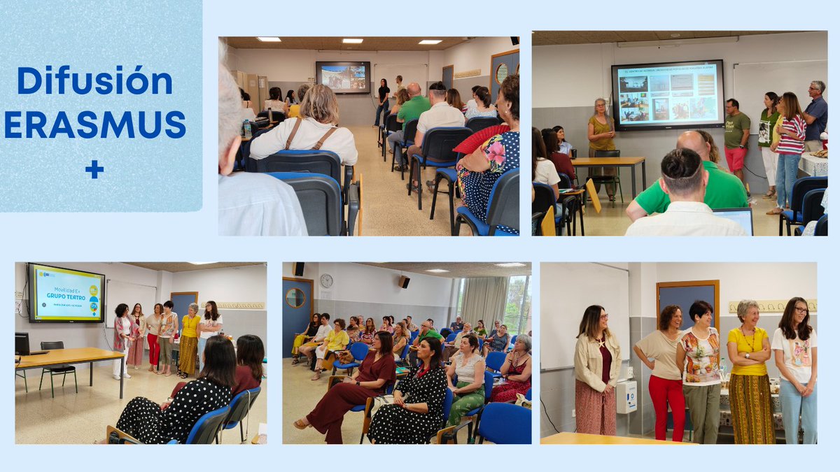 EOICartagena's tweet photo. Gracias a todos los asistentes a nuestra jornada de difusión #ErasmusPlus. Gracias, @sepiegob, por crear estos enriquecedores espacios de aprendizaje compartido #eoiglobal #eoinclusiva #enrichinglives @Educarm @AytoCartagenaES @AsociacionAmae @ProgramasRM @AMPREOI https://t.co/djvTRtbzdd
