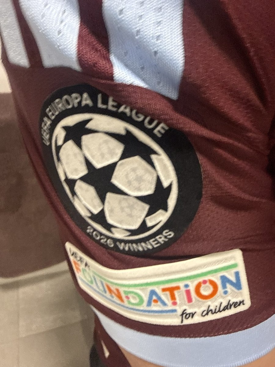 will_avfc's tweet photo. Just bought the new Villa home kit. Proper smart. UTV https://t.co/10LMBNk94S