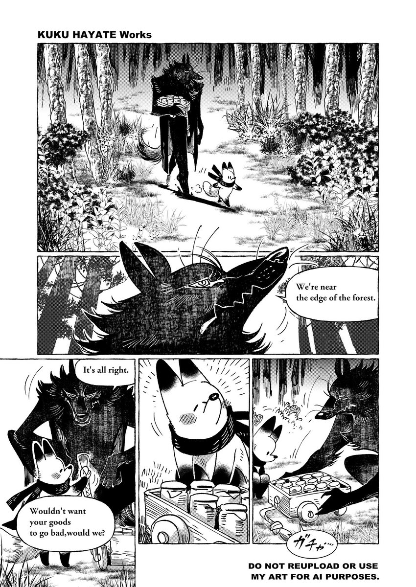KukuHayate's tweet photo. English translation below🦊 https://t.co/JSYsWrb3K4